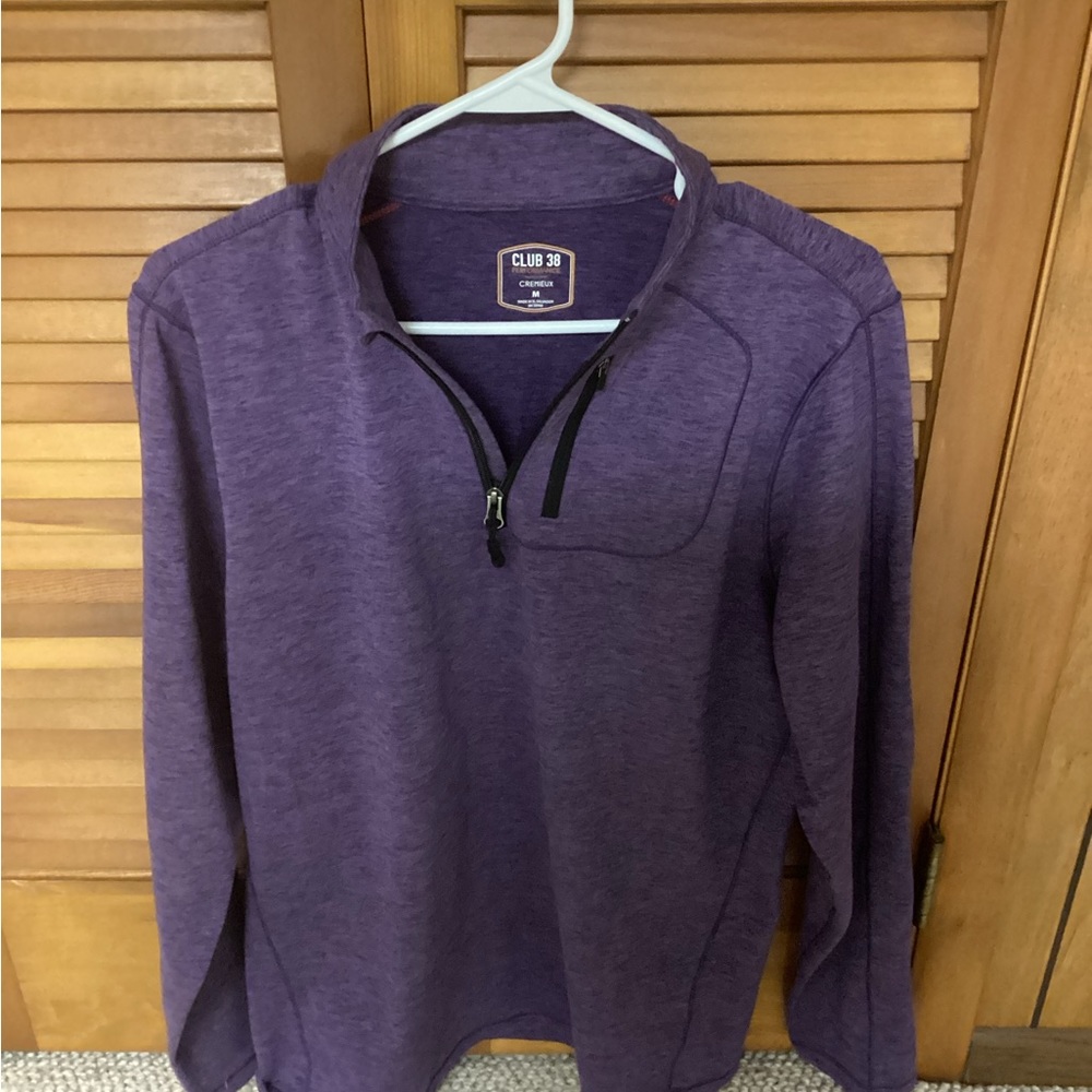 Daniel Cremieux Club 38 Mens pullover medium small slim fit. Purple.